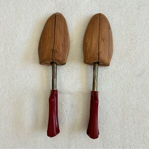 Vintage Shoe Keeper Travel Tree Shoe Tree Pair By Rochester ShoeCo For Florsheim